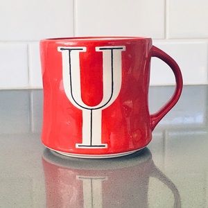 Anthropologie Hand Painted Mug